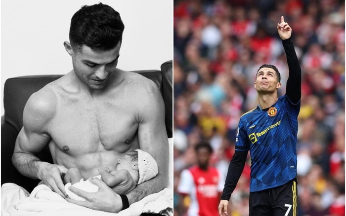 Hình ảnh Ronaldo bế bé gái gây cảm động sau sự qua đời của con trai Ảnh 2