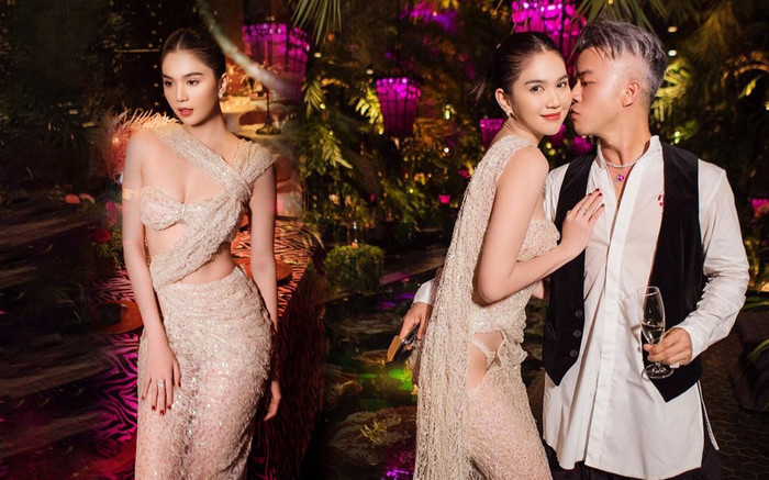 Có bạn như Ngọc Trinh chắc 'tức xỉu' vì đi sinh nhật mà lỗng lẫy giật hết spotlight chủ tiệc Ảnh 2