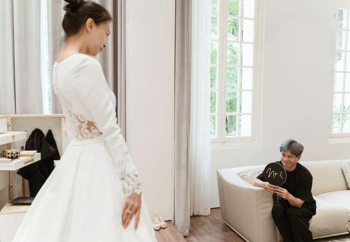 Nam Trung tỏ vẻ hào hứng trước diện mạo kiều diễm của bạn thân