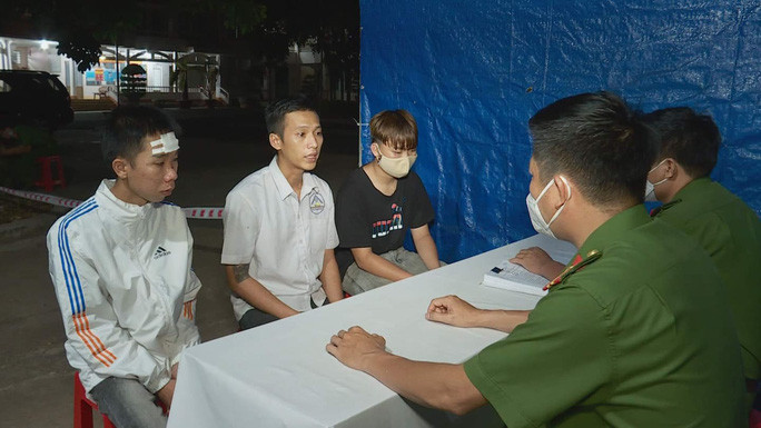 3 thanh niên bị khởi tố để điều tra về hành vi giết người. (Ảnh: Người Lao Động) 