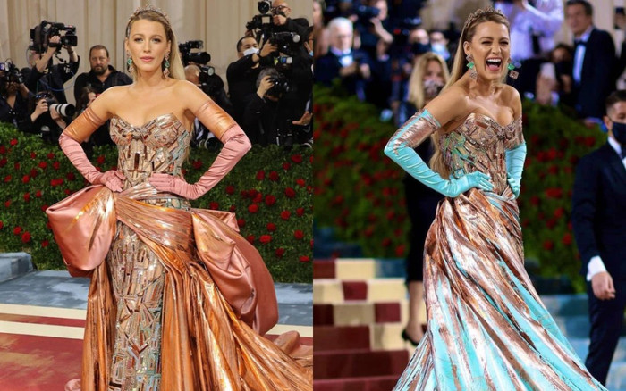 Met Gala 2022: Vừa quay trở lại, Blake Lively đã có màn biến hóa ấn tượng ngay trên thảm đỏ Ảnh 2