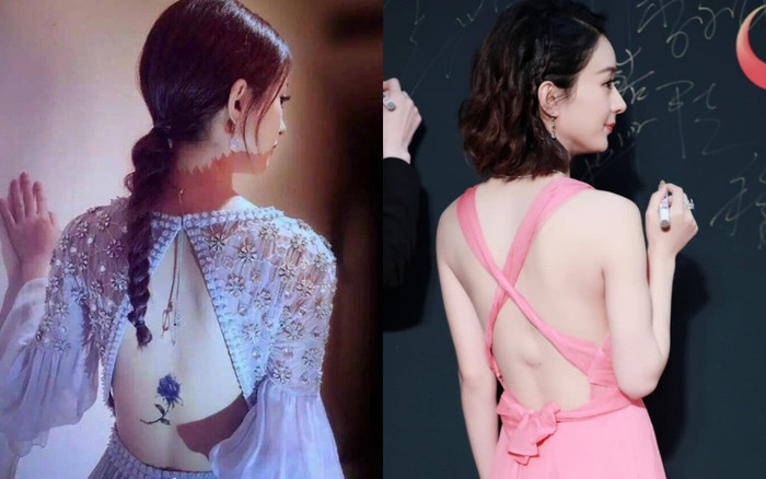 Hình xăm trên lưng Triệu Lệ Dĩnh được quan tâm trở lại, sự cố trên phim trường khiến ai cũng xót thương Ảnh 2