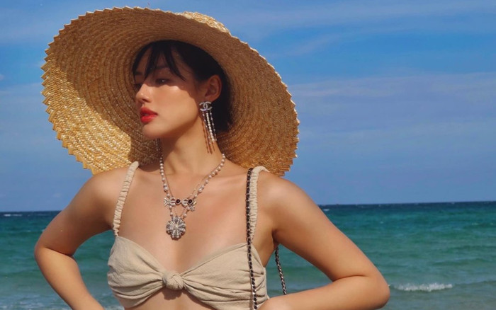 Liên tục bị soi mói vòng một, 'Cô Em Trendy' Khánh Linh lên tiếng: 'Chưa thấy phụ nữ bao giờ à?' Ảnh 2