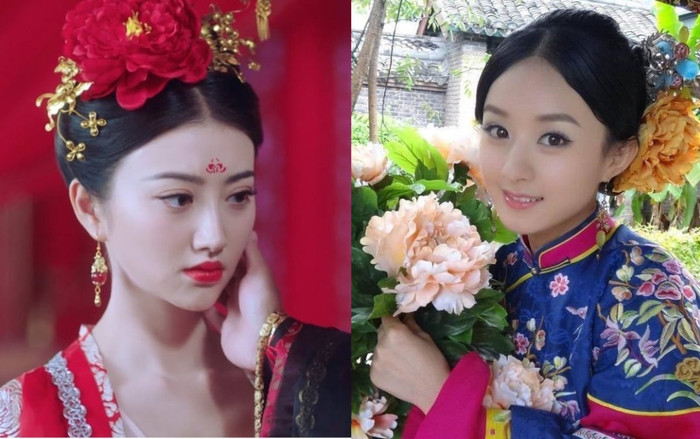 Cùng lấy hoa làm trâm cài tóc, Cảnh Điềm và Triệu Lệ Dĩnh cực xinh đẹp nhưng vẫn bị mỹ nhân này lấn át Ảnh 2