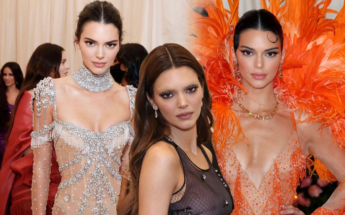 Đến 'gương mặt vạn người mê' của Kendall Jenner cũng bớt đẹp mấy phần vì không có lông mày Ảnh 2