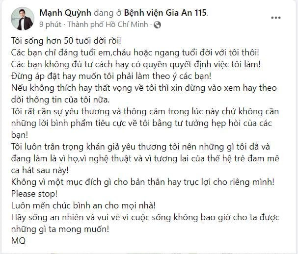 Mạnh Quỳnh đăng đàn bức xúc hậu đêm diễn tưởng nhớ Phi Nhung Ảnh 4