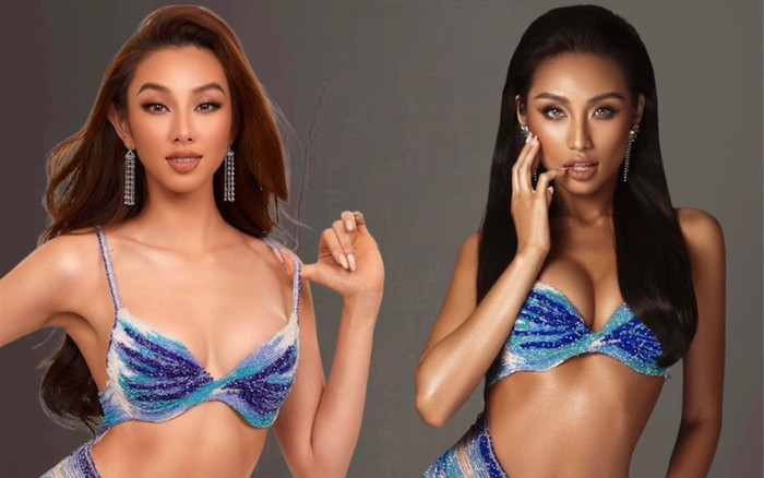 Thí sinh Miss Universe Vietnam 'to gan lớn mật' đụng chiếc váy biển xanh của Thùy Tiên, ai nhỉnh hơn? Ảnh 2