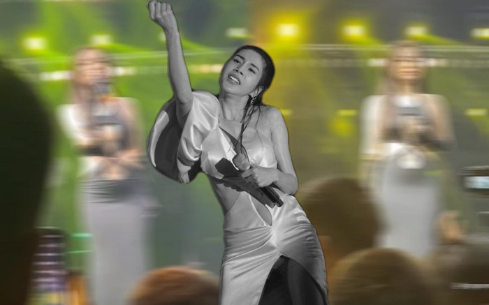 Cựu thí sinh The Voice gây tranh cãi với trang phục diễn mặc như không, Thủy Tiên chắc phải chào thua! Ảnh 2