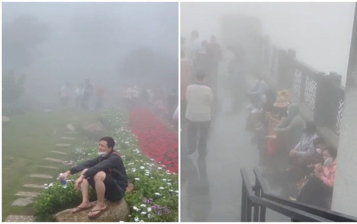 Đi núi Bà Đen săn mây nhưng quên coi ngày, anh chàng khóc ròng khi sương mù giăng kín lối, mưa tầm tã Ảnh 2
