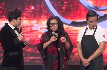 Thắng Ngô và vợ cũ từng nói lời ngọt ngào trong một chương trình truyền hình.