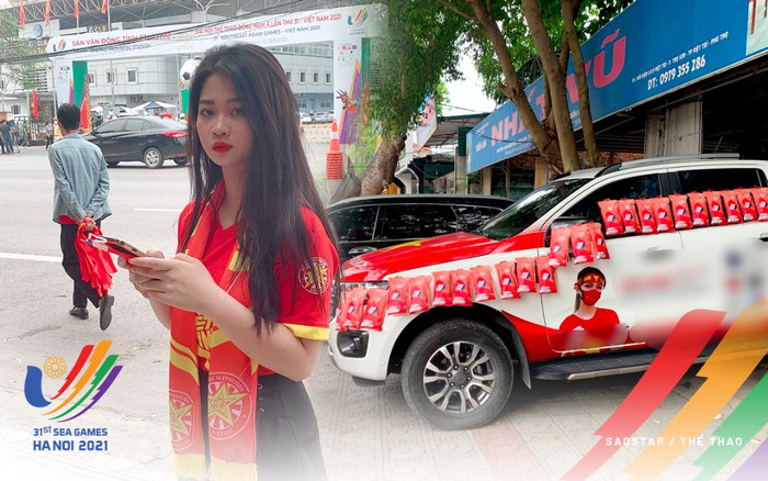 Trước 'đại chiến' tuyển Việt Nam – Indonesia ở 'chảo lửa' Việt Trì: Khẩu trang, băng rôn giá khá cao Ảnh 2