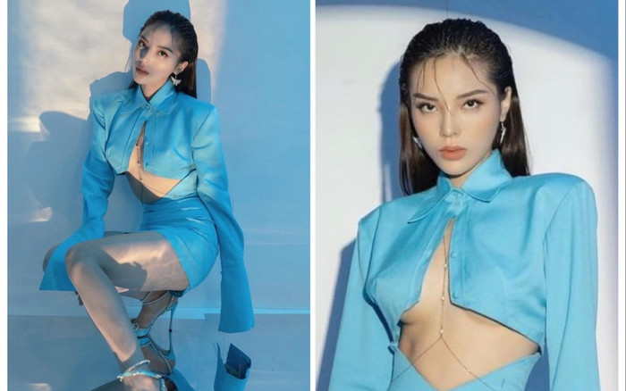 Chiếc váy đại dương làm nên danh hiệu 'nữ hoàng cắt xẻ' cho Kỳ Duyên: Netizen rửa mắt nhìn phát mê Ảnh 2