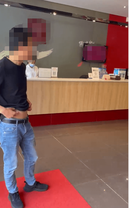 Người đàn ông liên quan tới sự việc.