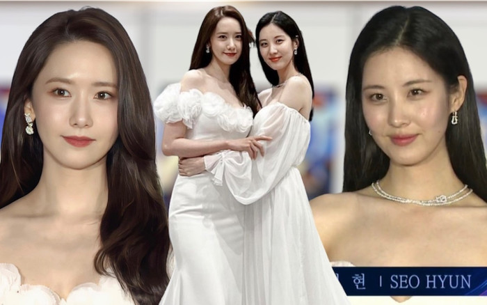 Bầu trời visual 'khủng' tại thảm đỏ Baeksang: Seohyun hở bạo trễ nãi, Yoona chuẩn thánh nữ 'nhà người ta' Ảnh 2