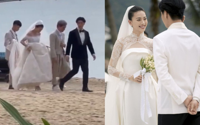 Huy Trần bị khán giả nhắc nhở vì 'bỏ quên' Ngô Thanh Vân để tự xách váy cưới Ảnh 2