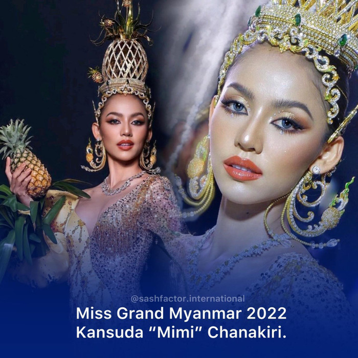 Xỉu up xỉu down trước nhan sắc lai 2 dòng máu của đại diện Myanmar tại Miss Grand 2022 Ảnh 4
