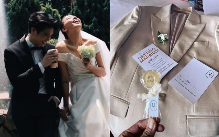 'Đãi ngộ' của rể phụ hôn lễ Ngô Thanh Vân - Huy Trần: Được chuẩn bị trang phục riêng, kèm quà độc đáo Ảnh 2