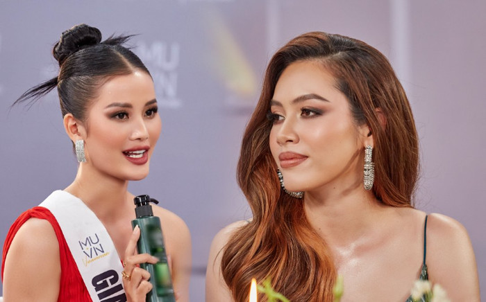 Hương Ly nịnh hót ban giám khảo và bị Hoàng My cảnh tỉnh: 'Ngồi đây rồi thì không thân nữa đâu nha Ly' Ảnh 2