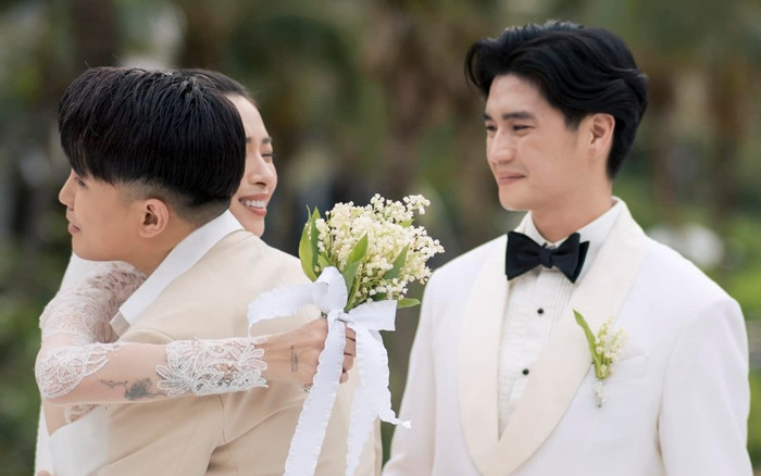 Những khoảnh khắc gây xúc động tại đám cưới của Ngô Thanh Vân và Huy Trần Ảnh 2