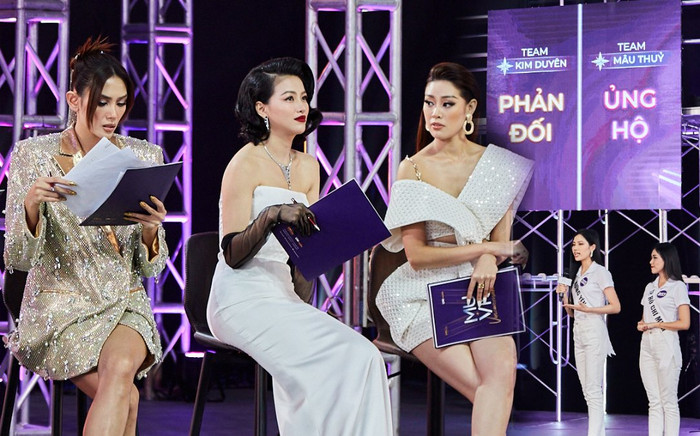 Nhìn thí sinh 'nhai mic rộc rộc', Khánh Vân - Kim Duyên và Phương Khánh phải ngã mũ thán phục Ảnh 2