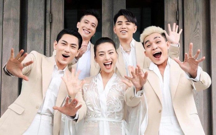 Dàn soái ca nhóm 365 làm phụ rể đám cưới Ngô Thanh Vân, cô dâu cười hết nấc, nhà gái đã sẵn sàng! Ảnh 2