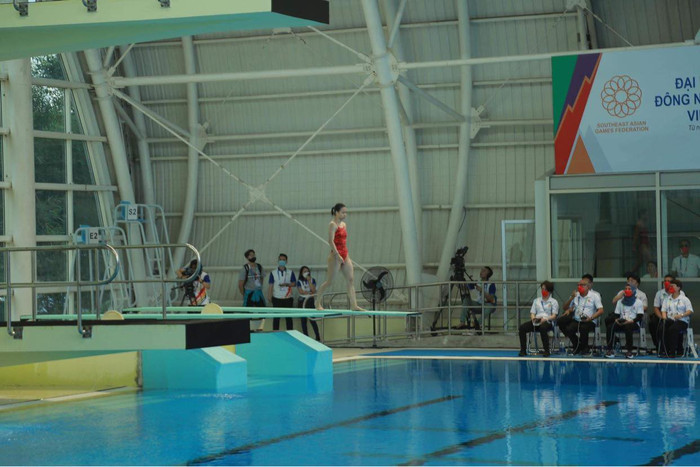 Ngô Phương Mai đã tạo được dấu ấn trong SEA Games 31 khi giành huy chương đồng ở chung kết nội dung đơn nữ cầu mềm 1 m.