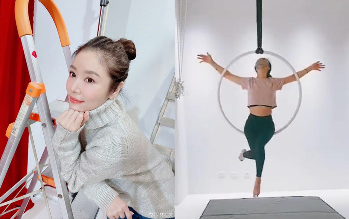 Ở tuổi 50, Lâm Tâm Như 'không ngán' với loạt động tác thăng bằng cực khó, khoe hình thể đáng ngưỡng mộ Ảnh 2