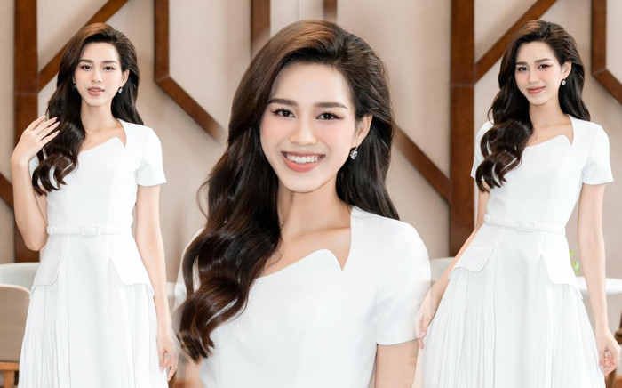 Đỗ Thị Hà 'đi về tinh khôi' khiến fan nhòe mắt: 'Diện đầm trắng sẽ làm các anh cảm nắng' Ảnh 2