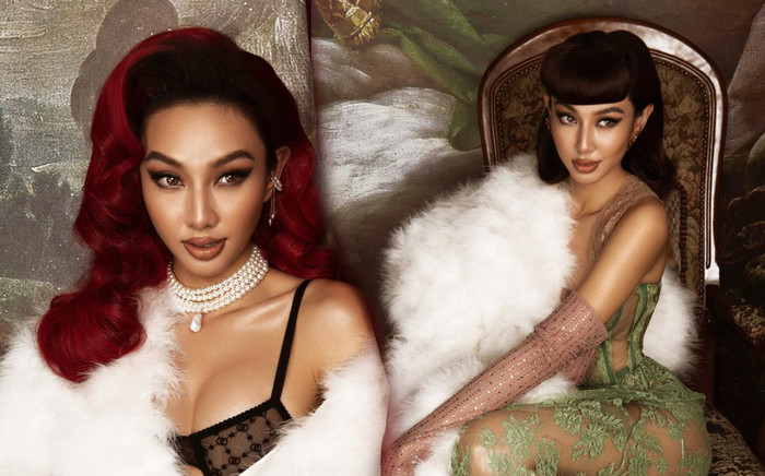 'Chán chê' việc mặc đồ 'cắt trên khoét dưới', Thùy Tiên thử sức với hình ảnh quý cô sang chảnh Ảnh 2