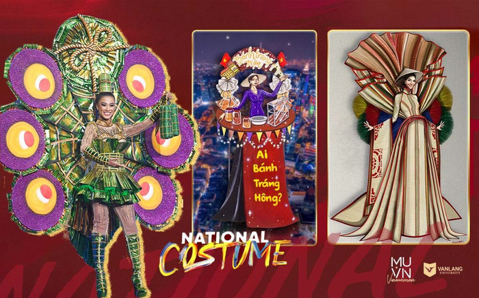 Bánh tráng trộn, chiếu Cà Mau và vô vàn ý tưởng độc đáo tại đường đua tìm kiếm National Costume Ảnh 2