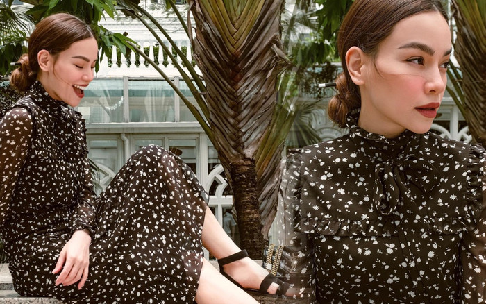 Hiếm ai được như Hồ Ngọc Hà, diện đầm 'lỗi mốt' mà sang hết phần thiên hạ Ảnh 2