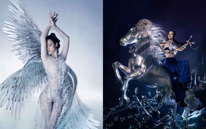 'Mị Châu' Đông Nhi 'đại diện' trái đất du hành vào không gian đa vũ trụ trong bộ ảnh mới Ảnh 2