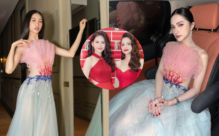 Bùi Quỳnh Hoa đụng váy với Hương Giang, fan rạo rực chắc có lời nguyền: Hoa hậu tạo ra hoa hậu Ảnh 2