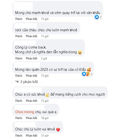 Hiện tại khán giả vẫn đang không ngừng bình luận và háo hức với màn trở lại của Công Lý sau một thời gian dài dưỡng bệnh