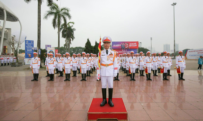 Lễ thượng cờ các đoàn thể thao dự SEA Games 31 Ảnh 3