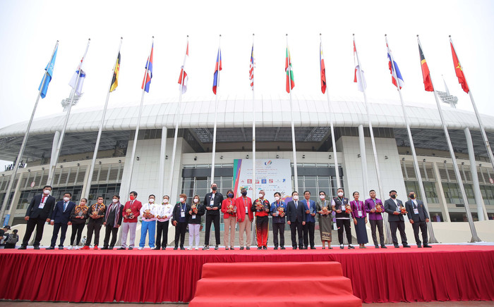 Lễ thượng cờ các đoàn thể thao dự SEA Games 31 Ảnh 6