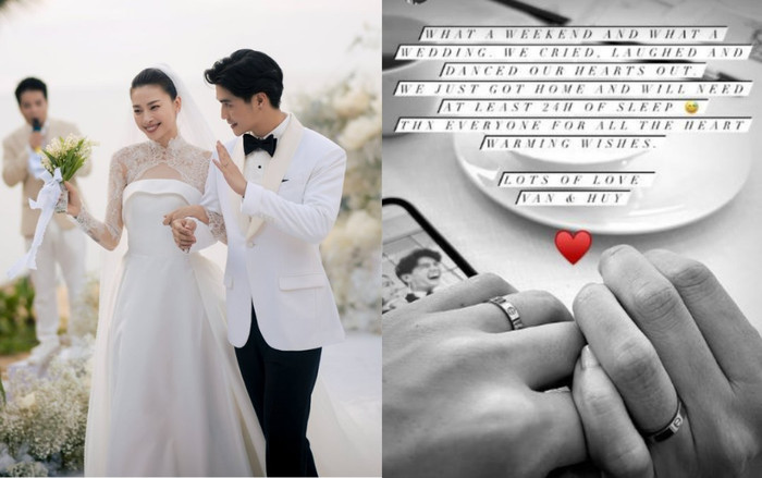 Huy Trần khoe nhẫn cưới ở cự ly gần, chia sẻ cảm xúc từ tận đáy lòng sau 'đám cưới thế kỷ' Ảnh 2
