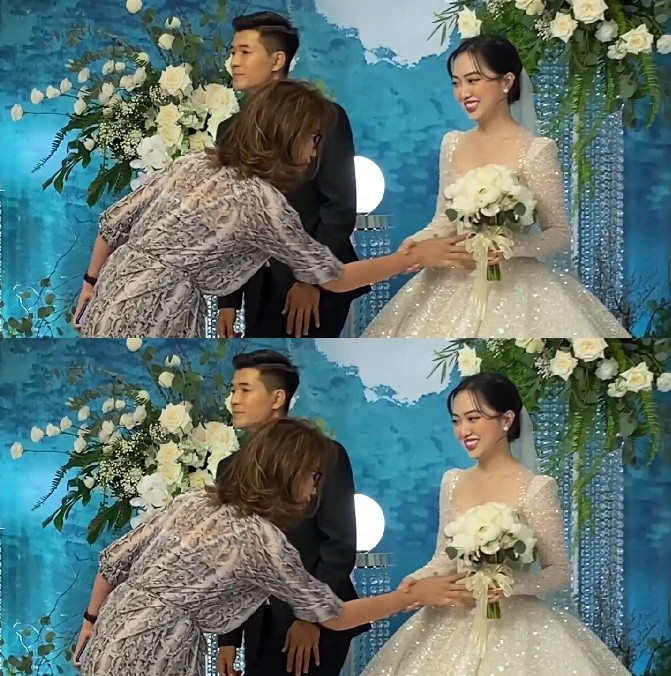 Thực hư chuyện Trang Trần 'check' bụng vợ Hà Đức Chinh trong lễ cưới? Ảnh 5