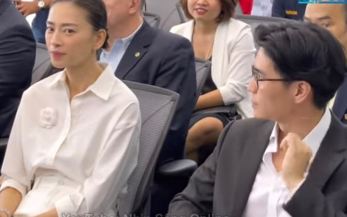 Huy Trần hộ tống 'nóc nhà' dự sự kiện sau lễ cưới, hành động nhỏ của nam CEO khiến fan khen ngợi hết lời Ảnh 2