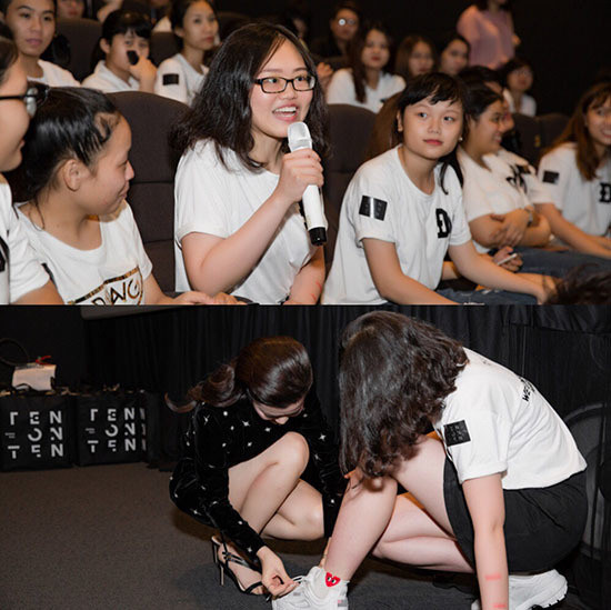 Nhiều lần, Đông Nhi không ngần ngại thể hiện tình cảm dành cho người hâm mộ. Cô luôn dành lời cám ơn chân thành gửi đến những người đã yêu quý.