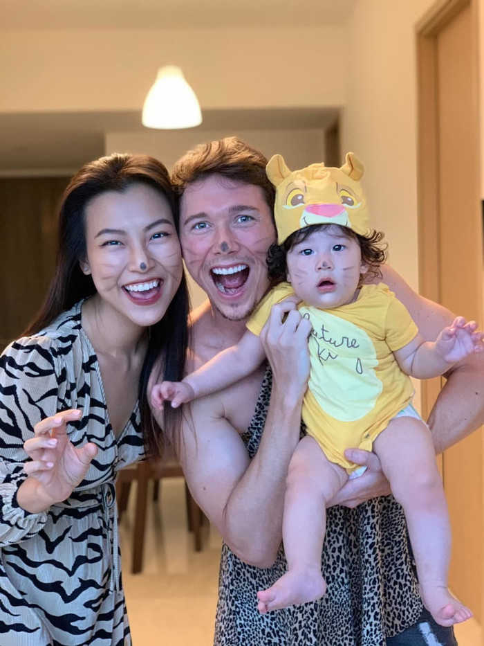 Ngẩn ngơ với các cặp con lai đẹp như tranh của sao Việt Ảnh 4