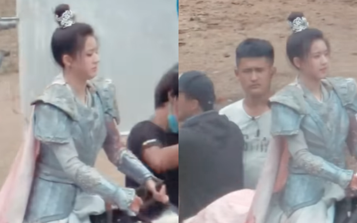 Thả Thí Thiên Hạ: Triệu Lộ Tư kiệt sức trên phim trường sau khi thực hiện cảnh quay quá khó Ảnh 3