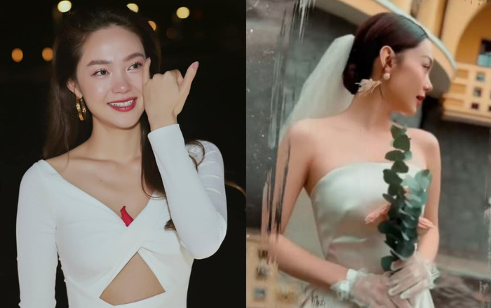Minh Hằng 'nhá hàng' ảnh cưới khiến fan vỡ òa: 'Cuối cùng được xem chị mặc váy cưới rồi' Ảnh 2