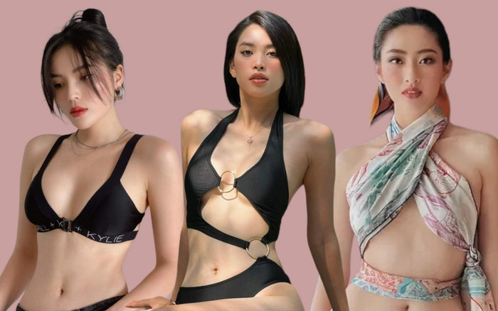 Hoa hậu bung xõa: Tiểu Vy, Kỳ Duyên hở bạo, Lương Thùy Linh hoá 'gái hư' khiến fan thòng tim Ảnh 2