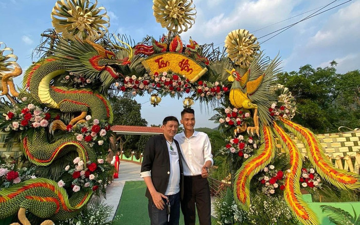 Cận cảnh bên trong đám cưới Mạc Văn Khoa - Vy Pumpe tại quê nhà Hải Dương Ảnh 2