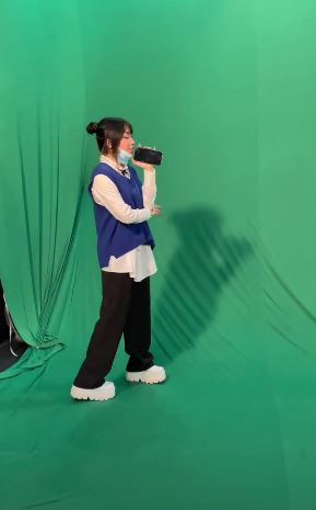 Một thí sinh chăm chỉ luyện tập tại Cùng hát lên nào