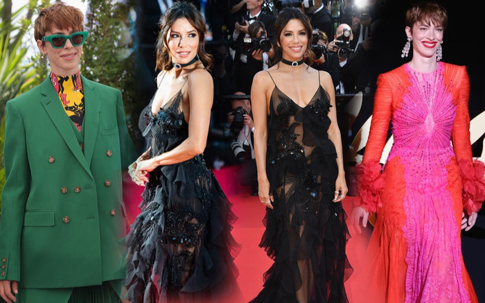 LHP Cannes 2022 ngày 1: Celeb mặc như tắc kè hoa, người hở bạo khiến fan thòng tim Ảnh 2