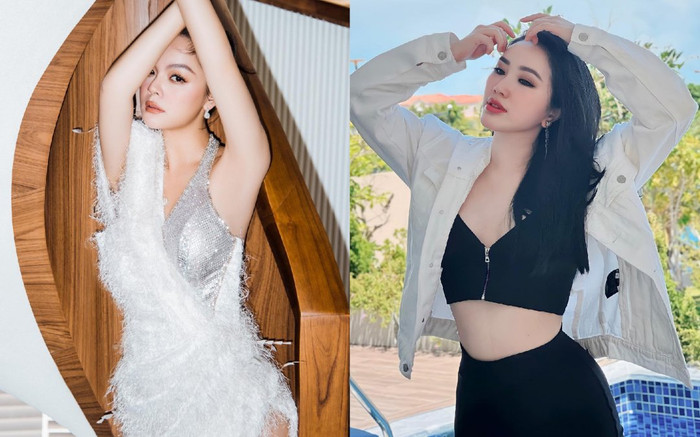 Muôn kiểu giấu bụng bầu của sao Việt: Phạm Quỳnh Anh toàn quay lưng, Bảo Thy quyết tâm giấu đến cùng Ảnh 2