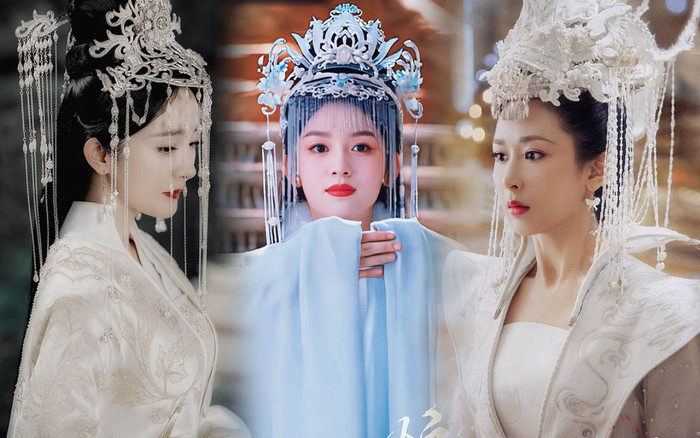 Châu Dã gia nhập hội tân nương váy trắng nhưng bị chê kém xa Dương Mịch, Dương Tử Ảnh 2