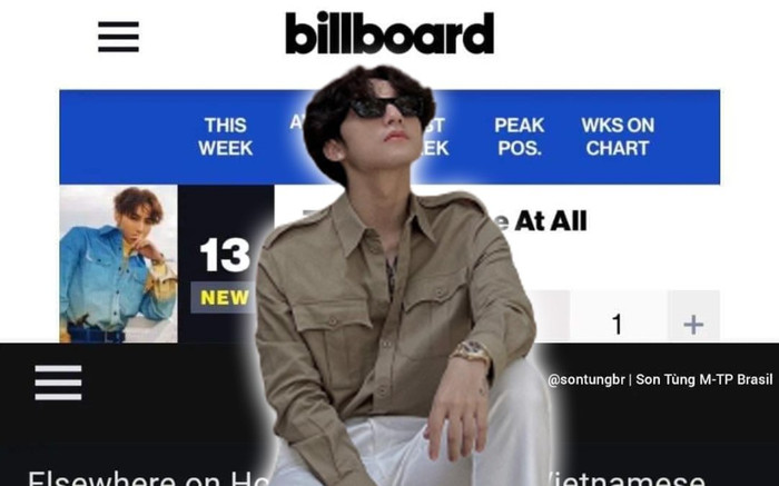 Dù bị gỡ MV, ca khúc tiếng Anh đầy ồn ào của Sơn Tùng xuất hiện hẳn trên trang Billboard quốc tế Ảnh 2